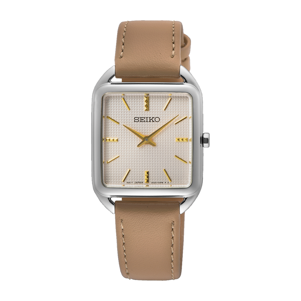 Seiko Ladies Daywear Square Face Watch - SWR089P1 Seiko 