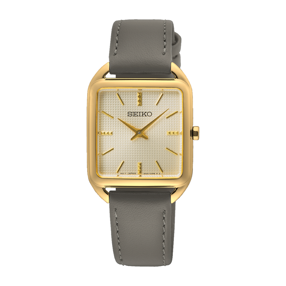 Seiko Ladies Daywear Square Face Watch - SWR090P1 Seiko 
