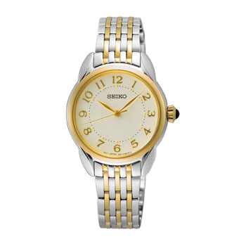 Seiko Ladies Conceptual Two Tone Dress Watch - SUR562P1 Seiko 