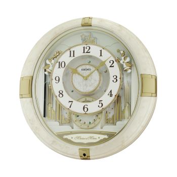 Seiko Melodies In Motion Wall Clock - QXM603-W Seiko 