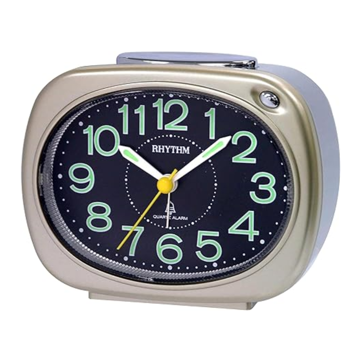 Rhythm Table Alarm Clock Black Dial - CRA814NR18 Seiko 