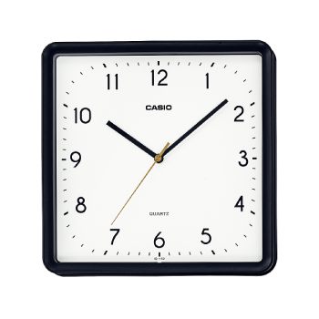 Casio White Dial Colour Square IQ-152-1D Black Colour Strap Cord Wall Clock Seiko 