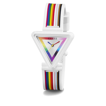 Guess Fame White Mutli Colour Dial & Strap Watch - GW0679L1 GUESS 