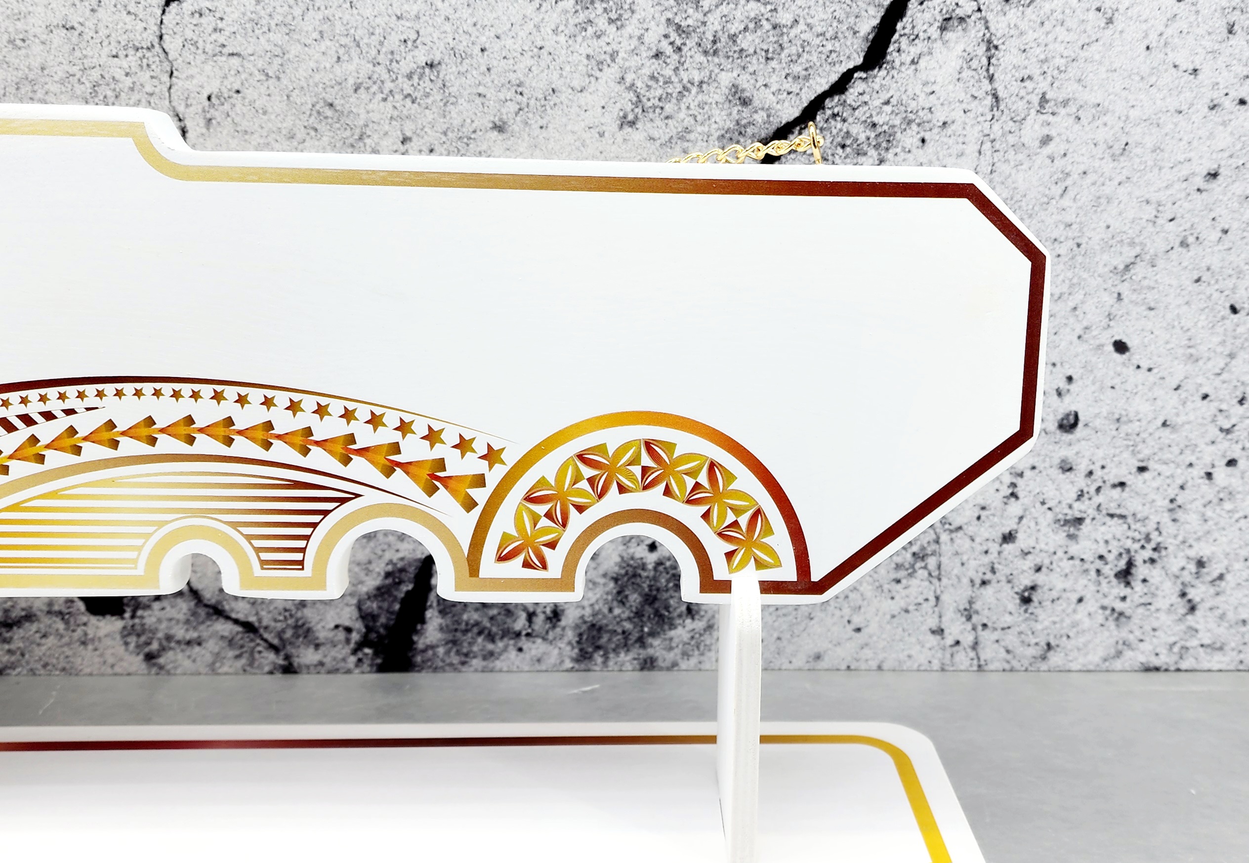 Island Design Golden Red Theme Colour UV Printed Birthday Key with Matching Colour Stand 21st Keys Island Design Golden Red Theme Colour UV Printed Birthday Key with Matching Colour Stand 21st Keys