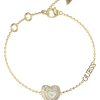 GUESS Mother of Pearl Heart Bracelet Gold – JUBB04027JWYGWHL