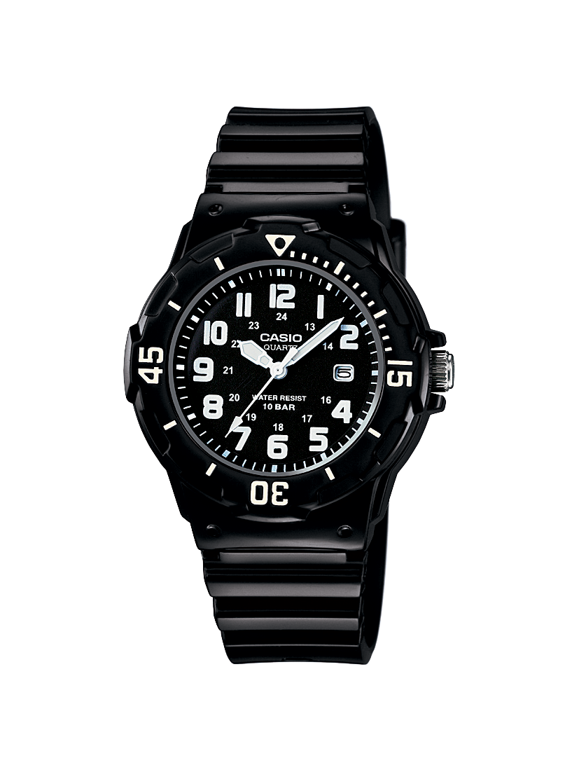 Casio 100m Analogue Watch - LRW200H-1B CASIO 
