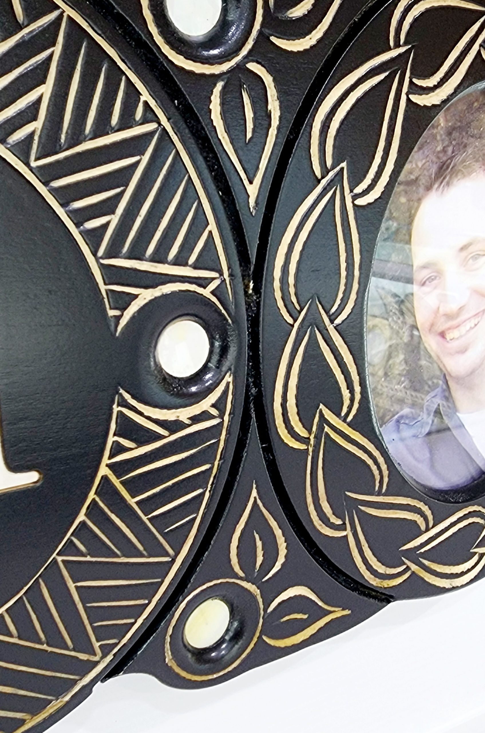 21st Hand Carved Island Design Key with Mother of Pearl "21" Inlay 21st Keys 21st Hand Carved Island Design Key with Mother of Pearl "21" Inlay 21st Keys