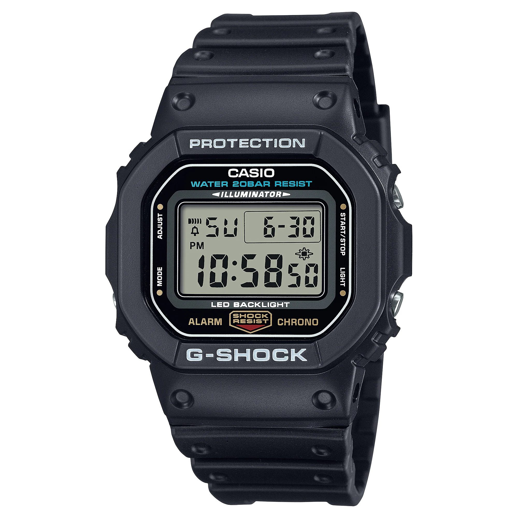 Casio G-Shock 1st Model (DW5600-1) Digital 200M WR Watch - DW5600UE-1D G-SHOCK Casio G-Shock 1st Model (DW5600-1) Digital 200M WR Watch - DW5600UE-1D G-SHOCK