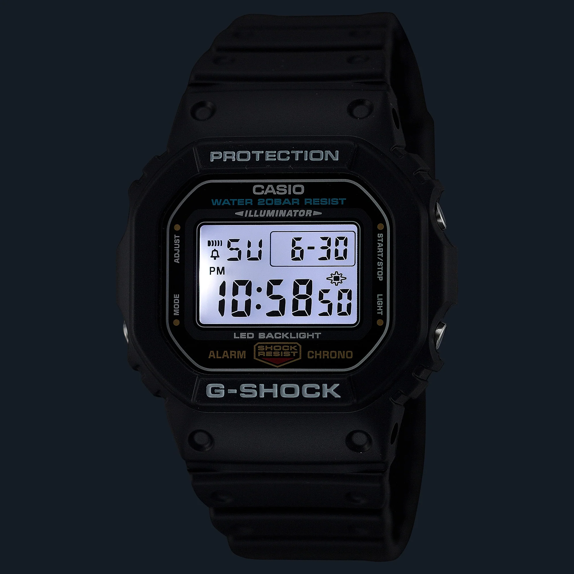 Casio G-Shock 1st Model (DW5600-1) Digital 200M WR Watch - DW5600UE-1D G-SHOCK Casio G-Shock 1st Model (DW5600-1) Digital 200M WR Watch - DW5600UE-1D G-SHOCK