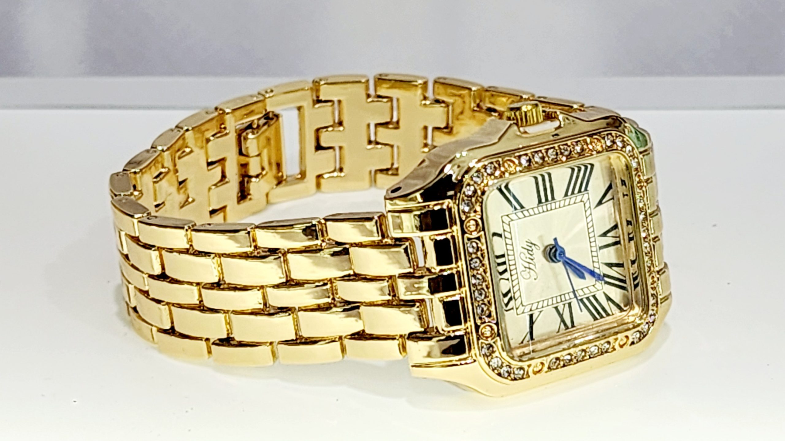 Ladies HIDY Fashion Dress Watch Gold Tone Case Gold Dial Watch - Design 2406 Dress Watches Ladies HIDY Fashion Dress Watch Gold Tone Case Gold Dial Watch - Design 2406 Dress Watches