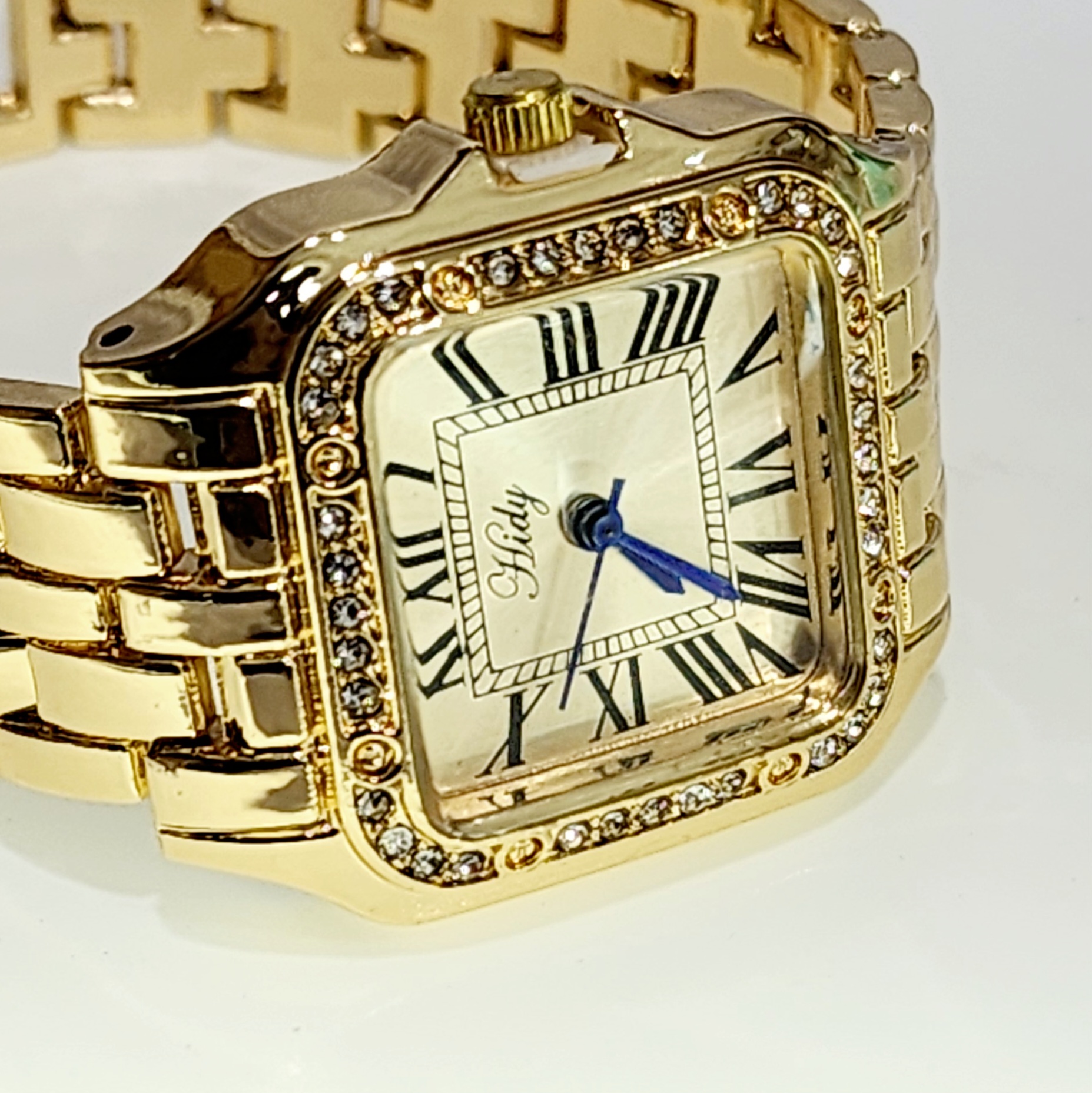 Ladies HIDY Fashion Dress Watch Gold Tone Case Gold Dial Watch - Design 2406 Dress Watches Ladies HIDY Fashion Dress Watch Gold Tone Case Gold Dial Watch - Design 2406 Dress Watches