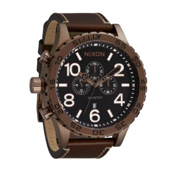 NIXON 51-30 Chrono Leather Watch - A1392-5240-00 NIXON, WATCH 