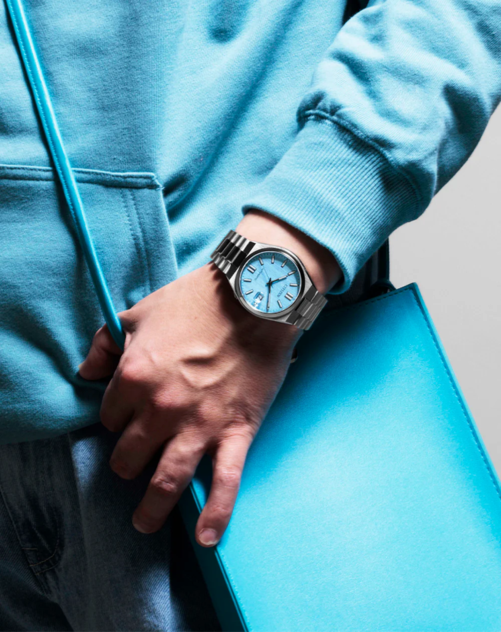 Citizen Gents "TSUYOSA" Automatic Turquoise Dial Watch - NJ0151-53L Citizen Eco-Drive Citizen Gents "TSUYOSA" Automatic Turquoise Dial Watch - NJ0151-53L Citizen Eco-Drive