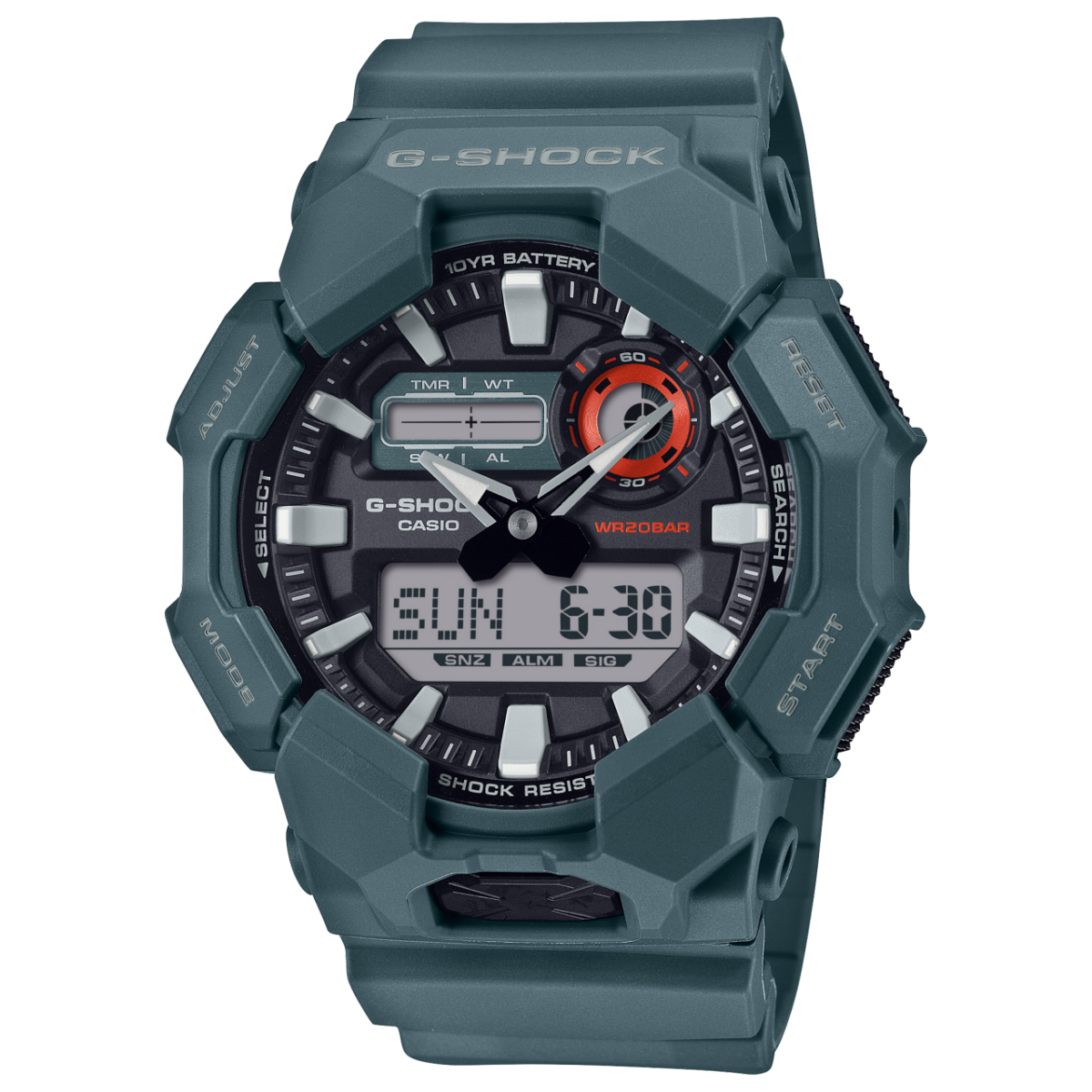 G-Shock Duel Rugged 200M WR 10YR Battery Watch - GA010-2A G-SHOCK 