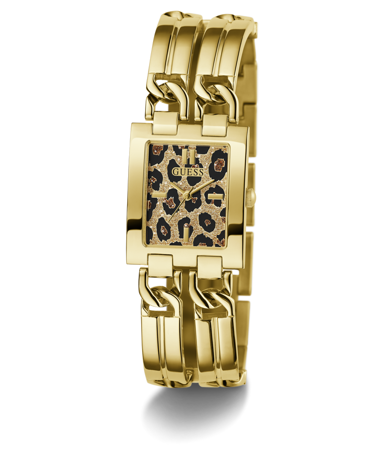 Guess Ladies MOD ID Leopard Gold Case & Band Watch - GW0807L2 GUESS 
