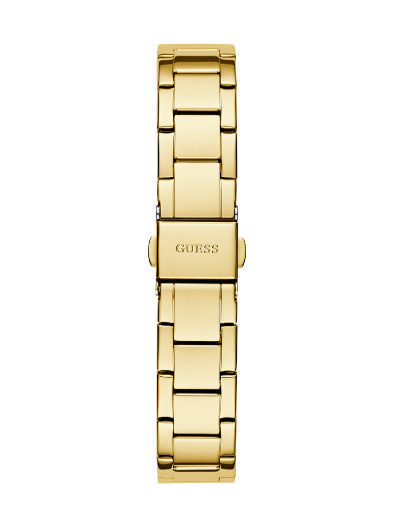 Guess Ladies Charlotte White Dial Quartz Analog Gold Tone - GW0767L2 GUESS Guess Ladies Charlotte White Dial Quartz Analog Gold Tone - GW0767L2 GUESS