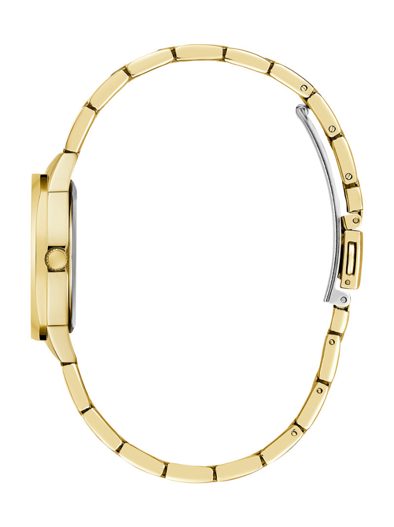Guess Ladies Charlotte White Dial Quartz Analog Gold Tone - GW0767L2 GUESS Guess Ladies Charlotte White Dial Quartz Analog Gold Tone - GW0767L2 GUESS