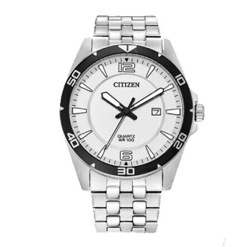 Citizen Gents Quartz 100m WR 42mm Case Stainless Steel Watch - BI5051-51A NIXON, WATCH 