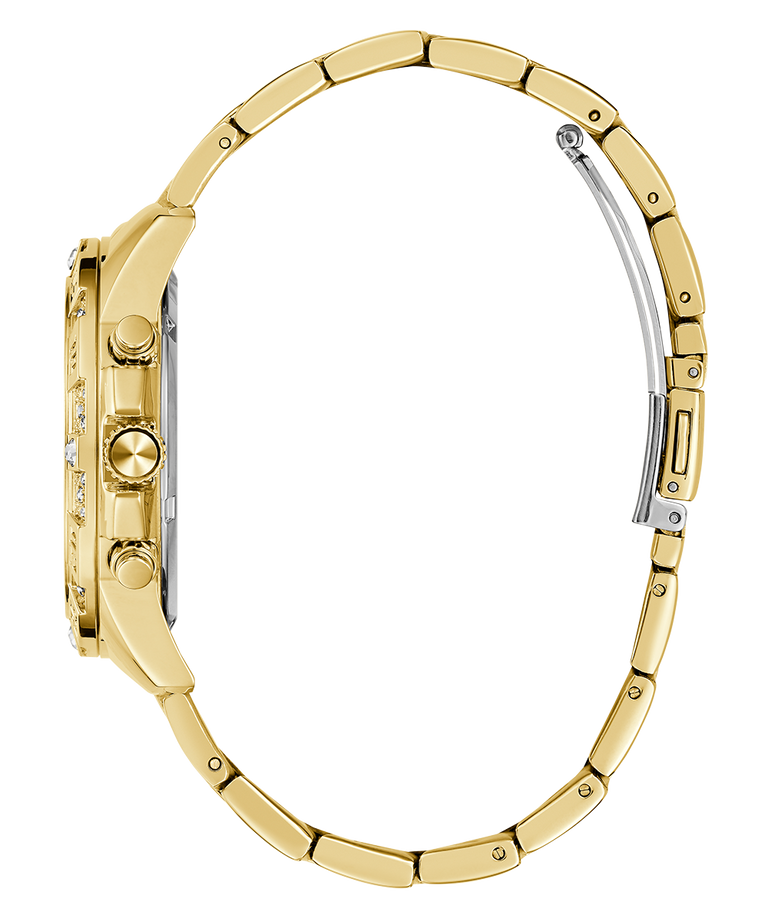 Guess Ladies Majesty Crystal Set Gold Dial/Case & Band Watch - GW0771L2 GUESS Guess Ladies Majesty Crystal Set Gold Dial/Case & Band Watch - GW0771L2 GUESS