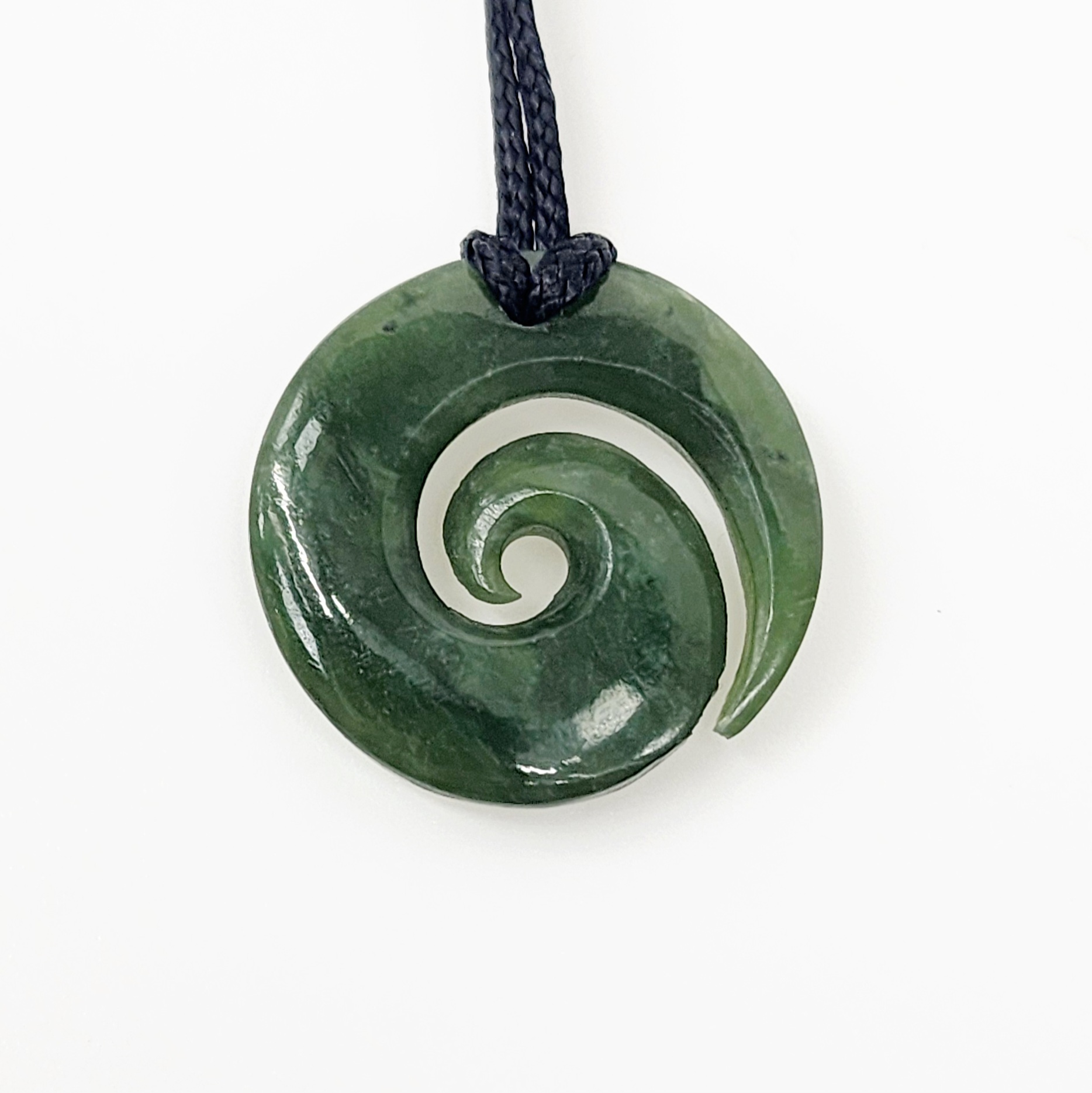 New Zealand Greenstone Open Koru Necklace 9ct Gold Ring, Gold Jewellery, Gold Rings 