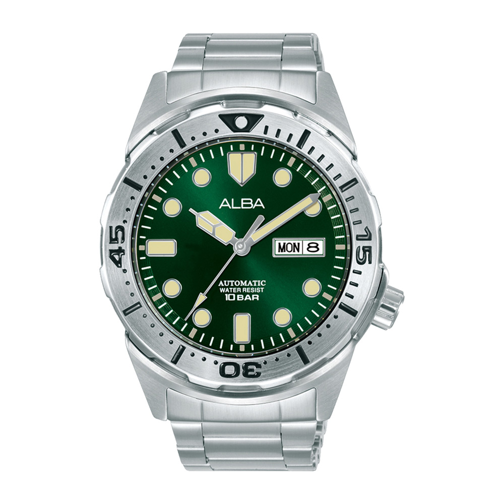Alba Automatic Men's Green Dial Stainless Case & Band - AL4371X1 ALBA 