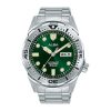 Alba Automatic Men's Green Dial Stainless Case & Band - AL4371X1