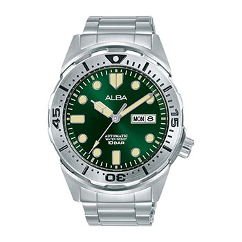Alba Automatic Men's Green Dial Stainless Case & Band - AL4371X1 ALBA 
