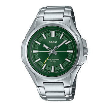 Casio Mens Analog Solar-Powered Watch - MTPRS100D-3A CASIO 
