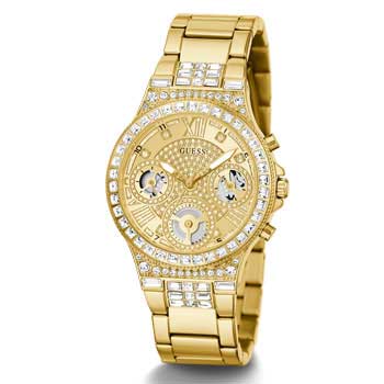 Guess Ladies Gold Case & Strap Multi-Function Watch - GW0320L2 GUESS 