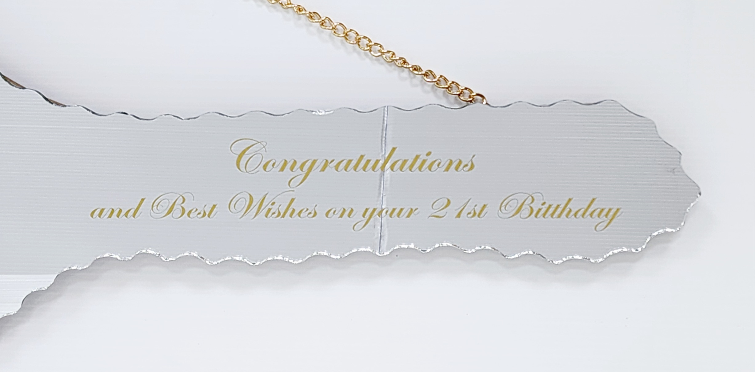 Golden Print Design Mirrored/Glass Photo 21st Birthday Key with "To a Special Son" - SJ2403 21ST MIRROR KEYS Golden Print Design Mirrored/Glass Photo 21st Birthday Key with "To a Special Son" - SJ2403 21ST MIRROR KEYS