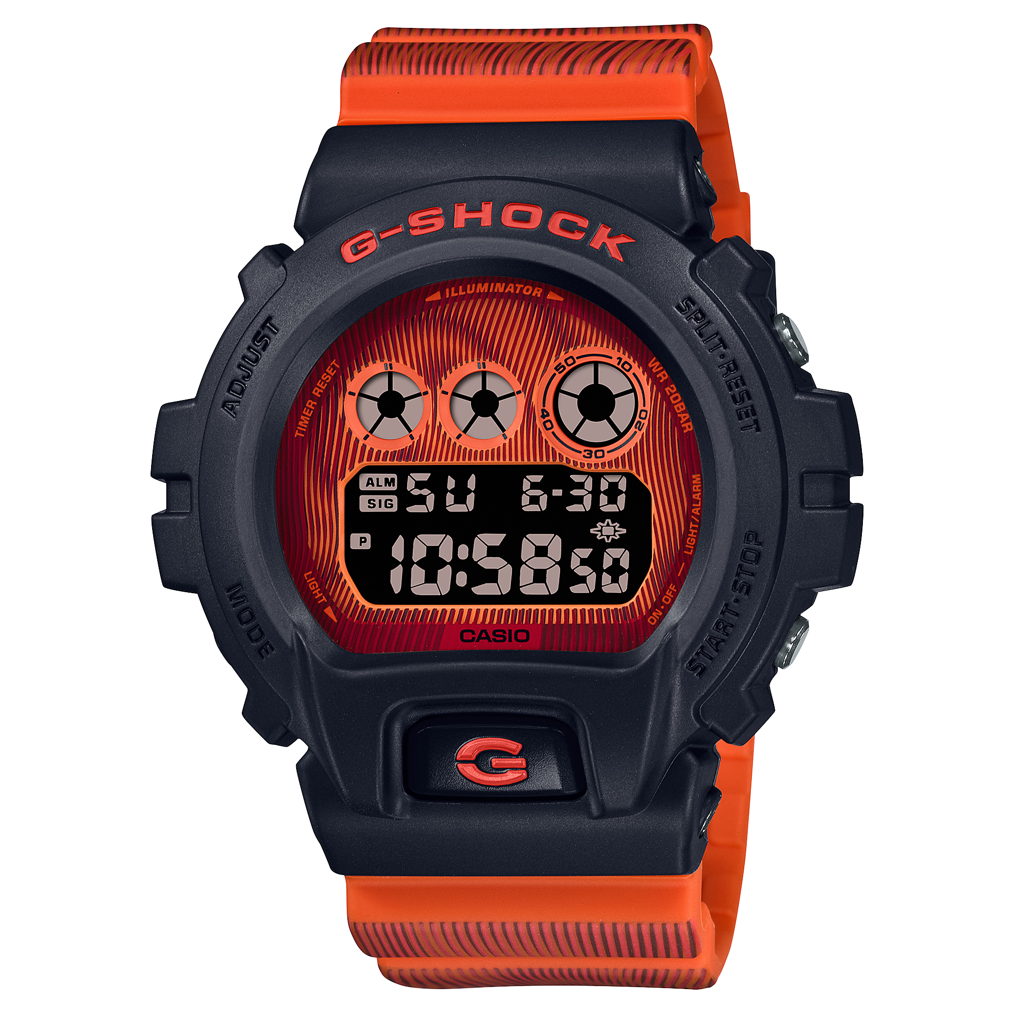 Casio G-Shock Digital Series 200M WR -  DW6900TD-4DR G-SHOCK 