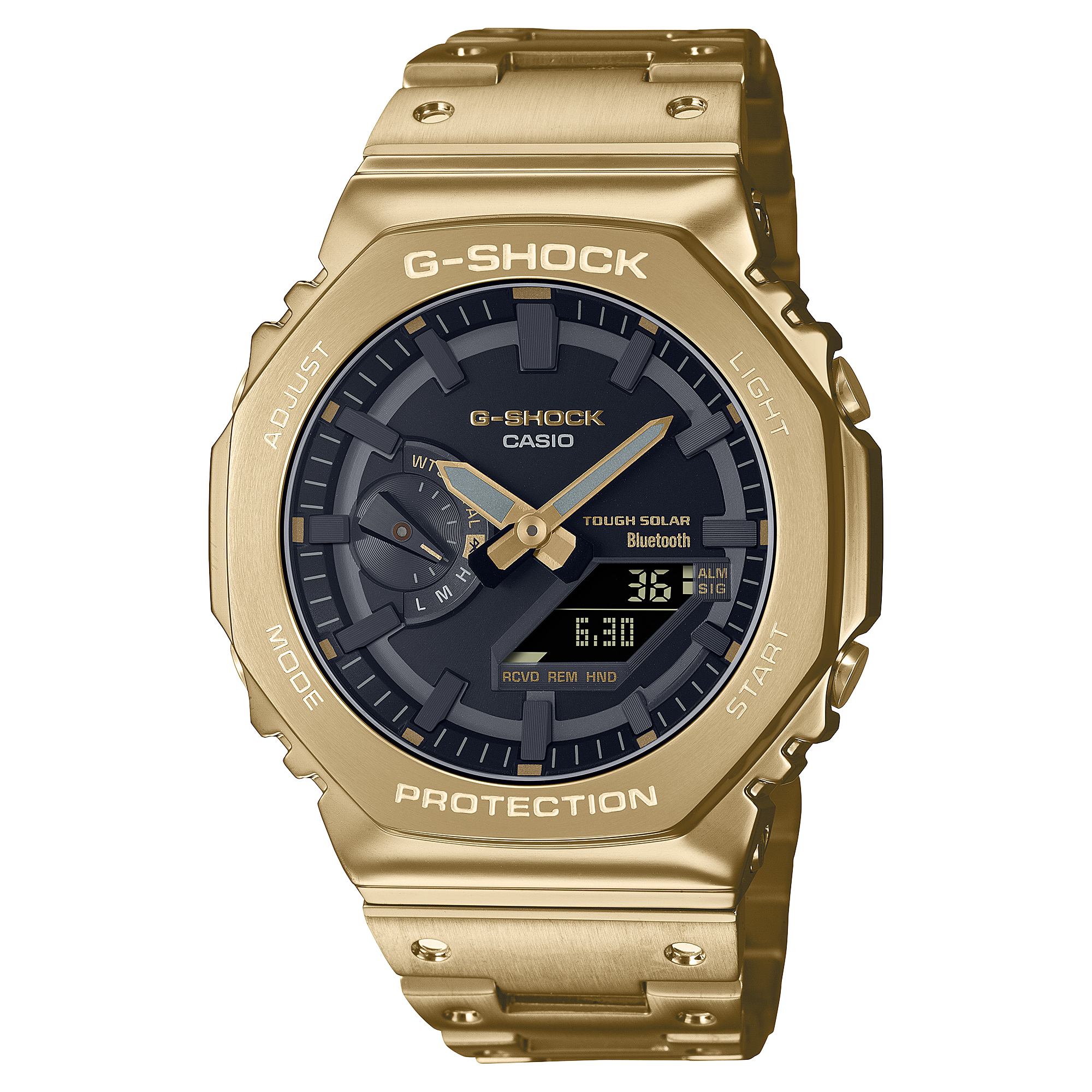 G-Shock Full Metal Solar Powered Black Dial Gold Tone Case & Band - GMB2100GD-9A G-SHOCK 