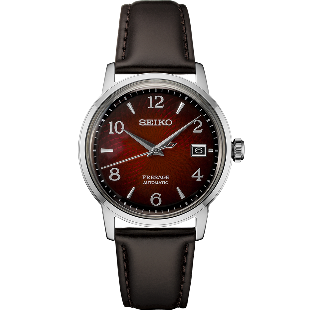 Seiko Presage Cocktail Time Negroni Red Automatic Watch SRPE41J1 WATCH 