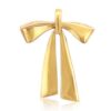9ct Yellow Gold Bow Ribbon Pendant - 9P0047