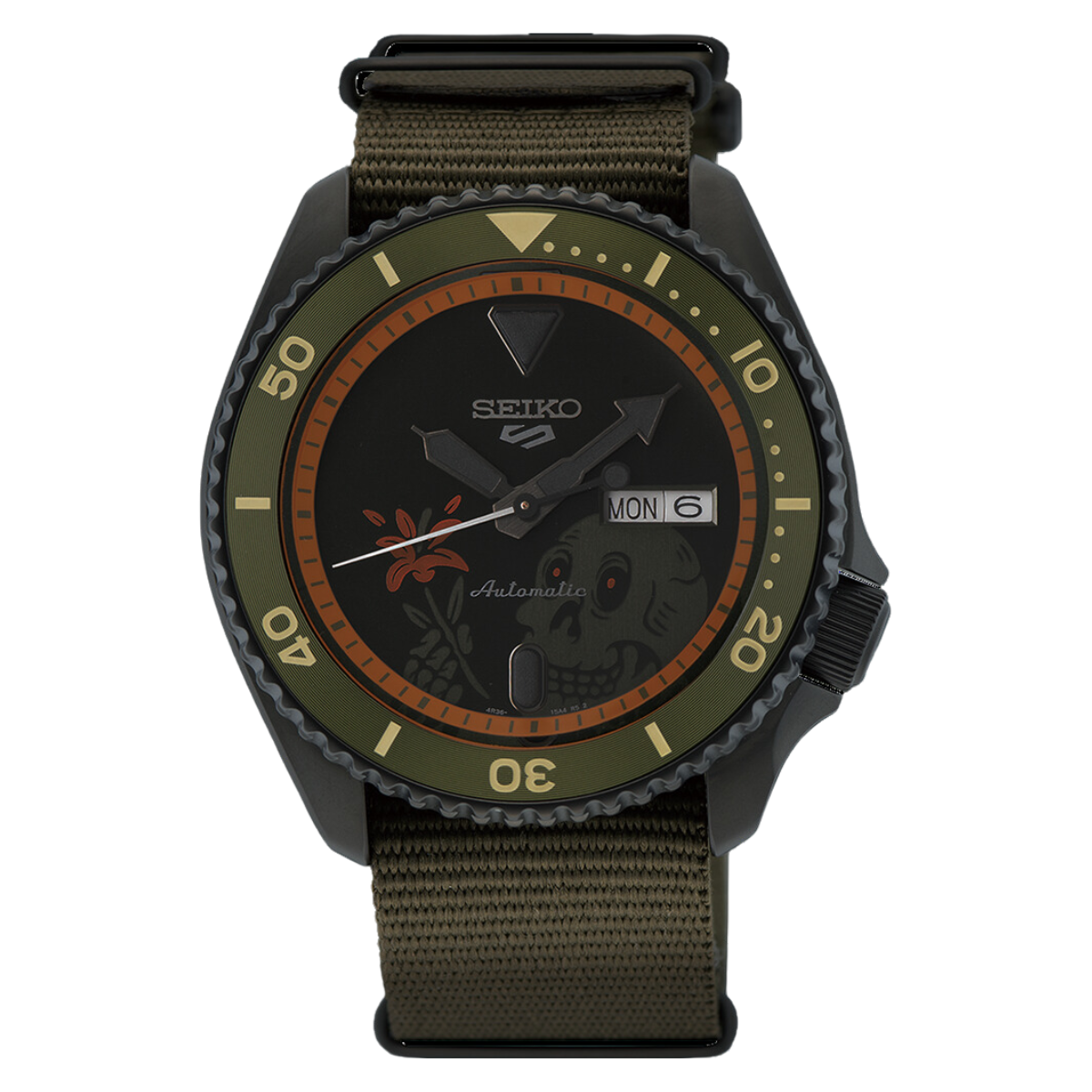 Seiko 5 Sports Kentaro Yoshida Limited Edition "Wild Plants & Flowers" Automatic 100m WR Watch - SRPL27K G-SHOCK 
