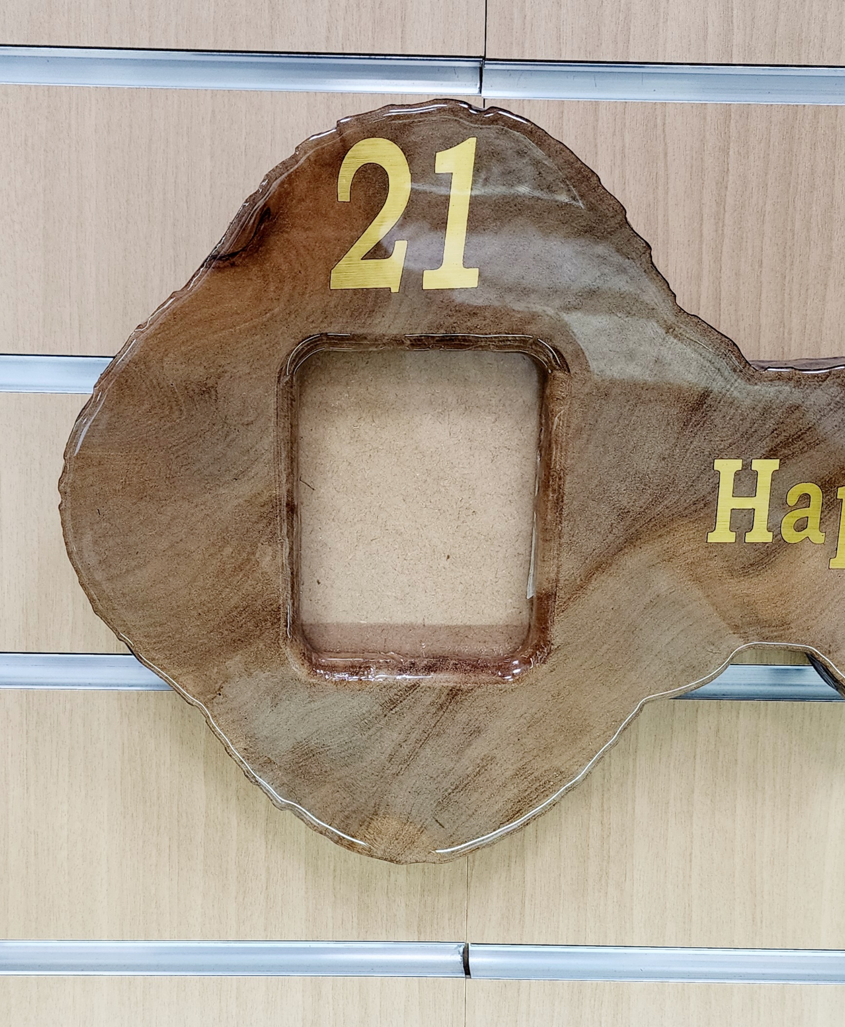 New Zealand Swamp Kauri 21st Wooden Key with Photo Insert - KW2505 21st Keys New Zealand Swamp Kauri 21st Wooden Key with Photo Insert - KW2505 21st Keys