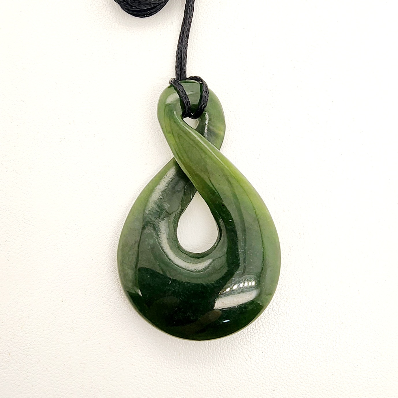 New Zealand Greenstone Single Twist Necklace - PT3009.72 Greenstone Jewellery 