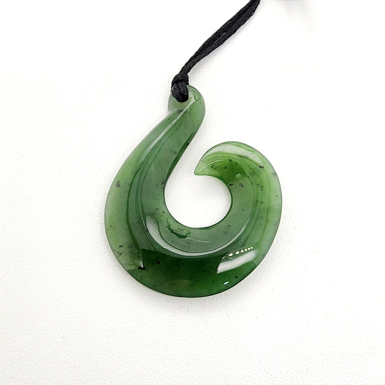 Pounamu Hook Necklace - TJH54.54 Greenstone?Jewellery 