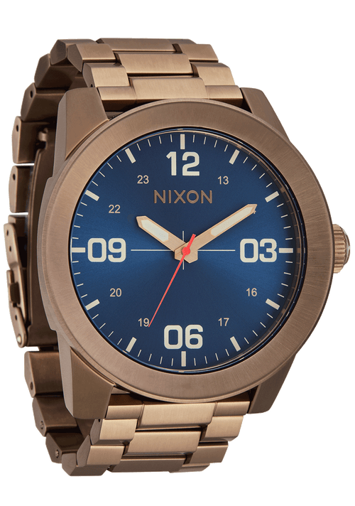 NIXON 48 mm Corporal Stainless Steel Watch – A346-5301-00 NIXON, WATCH 