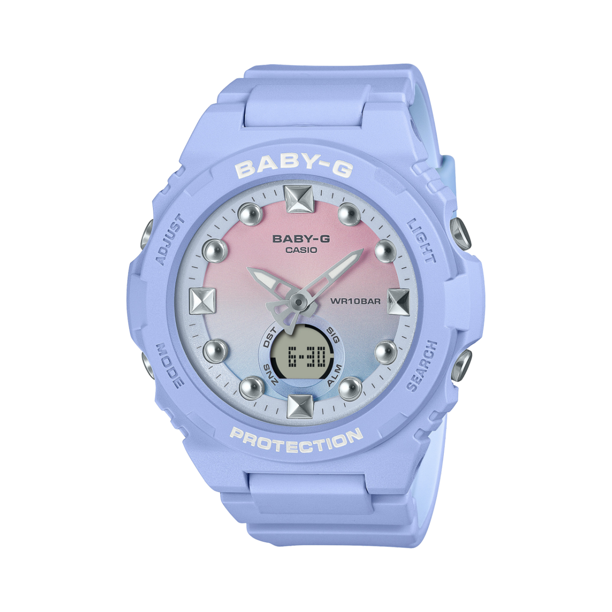 Casio Baby-G Duel Time Blue Case & Band 100M WR Watch - BGA320-2A1 G-SHOCK 