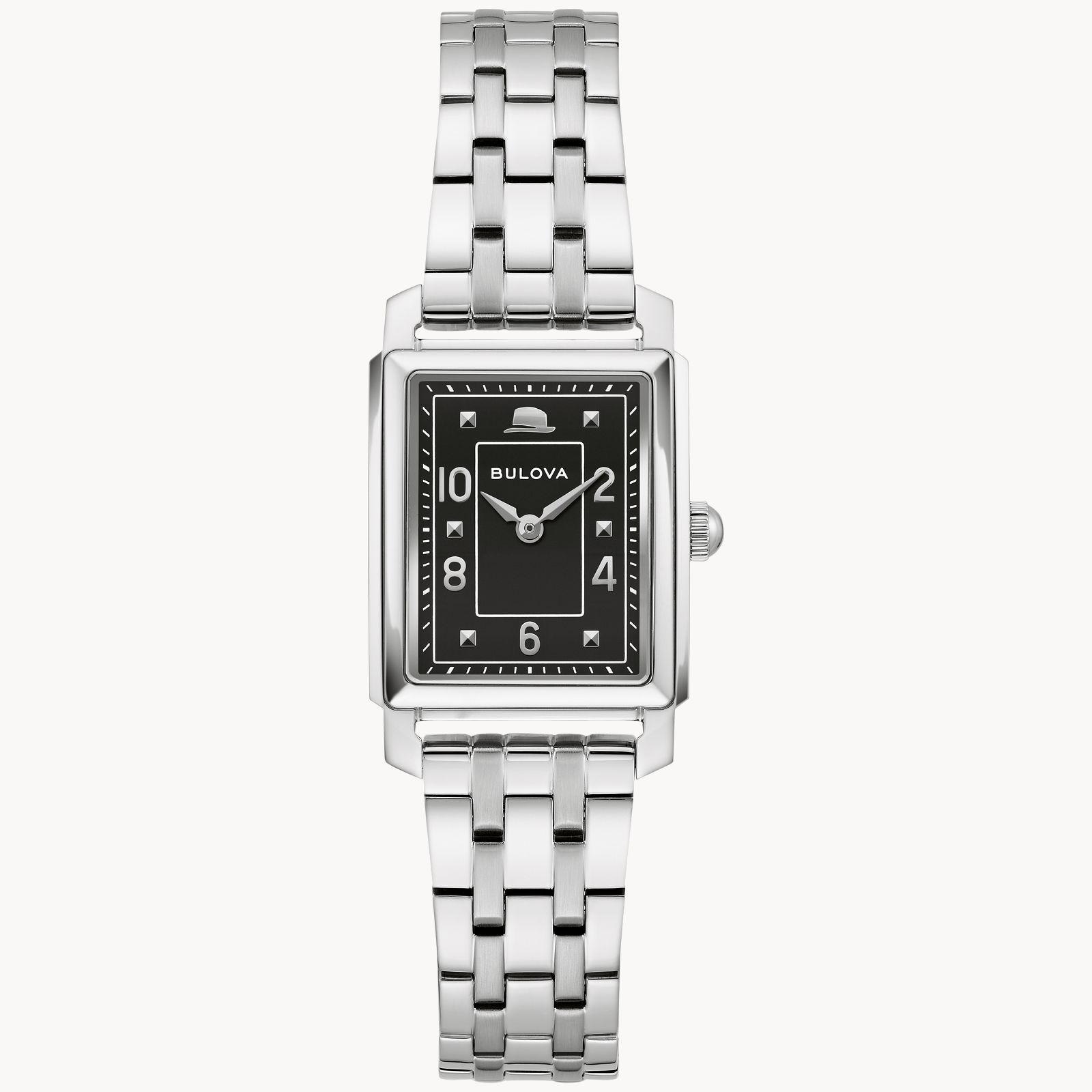 Ladies Bulova Frank Sinatra Limited Edition Black Dial, Stainless Steel Case & Band - 96L341 9ct Gold Ring, Gold Jewellery, Gold Rings 