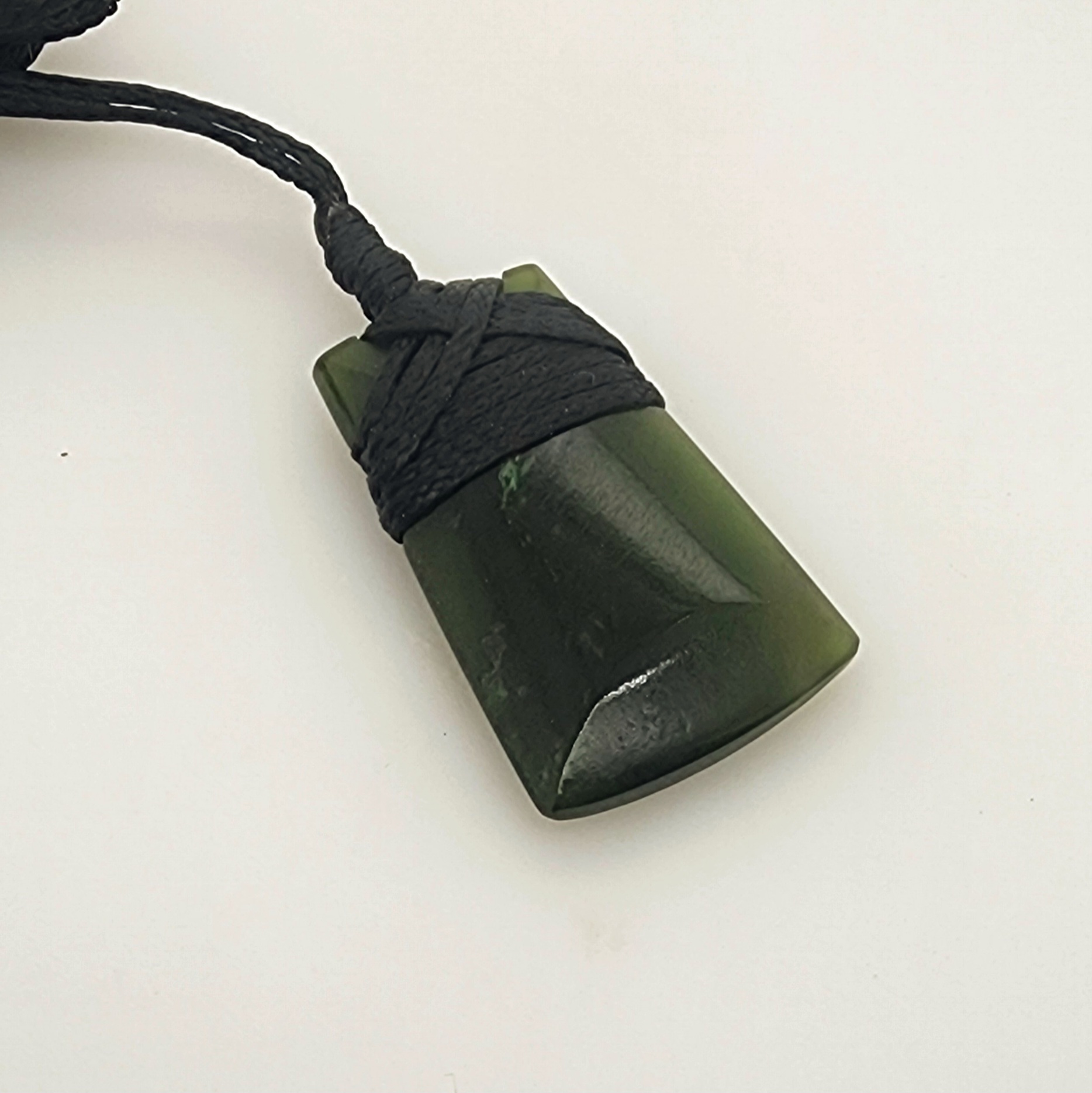 New Zealand Pounamu Classic Small Toki Necklace - HPFF25.22 Greenstone?Jewellery 