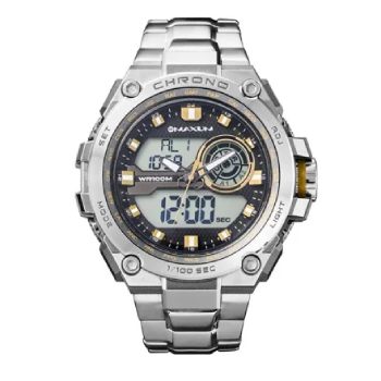 Maxum Bulk Stainless Steel Analogue & Digital 100M WR - X1720G2 MAXUM 