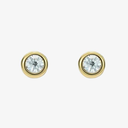 TED BAKER Sinaa Gold Tone Mini Crystal Stud Earrings - TBJ3124-02-02 CASIO 