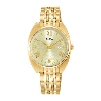 Alba Ladies Gold Tone Analogue Watch - AH7Z10X1 ALBA 