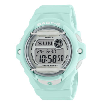 Casio Baby-G Green Case & Band 200m Wateproof - BG169U-3D Baby-g 
