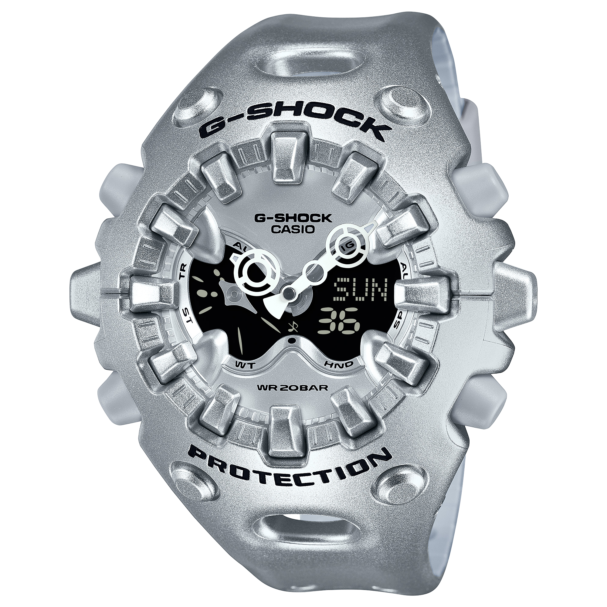 G-Shock Big Case Duel Time Silver Case & Band 200m WR - GAV01A-8A Baby-g 