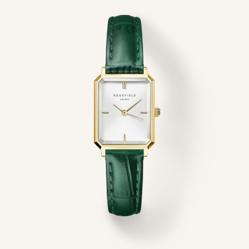 Rosefield Octagon XS Emerald Leather - OWGLG-O86 WATCH 