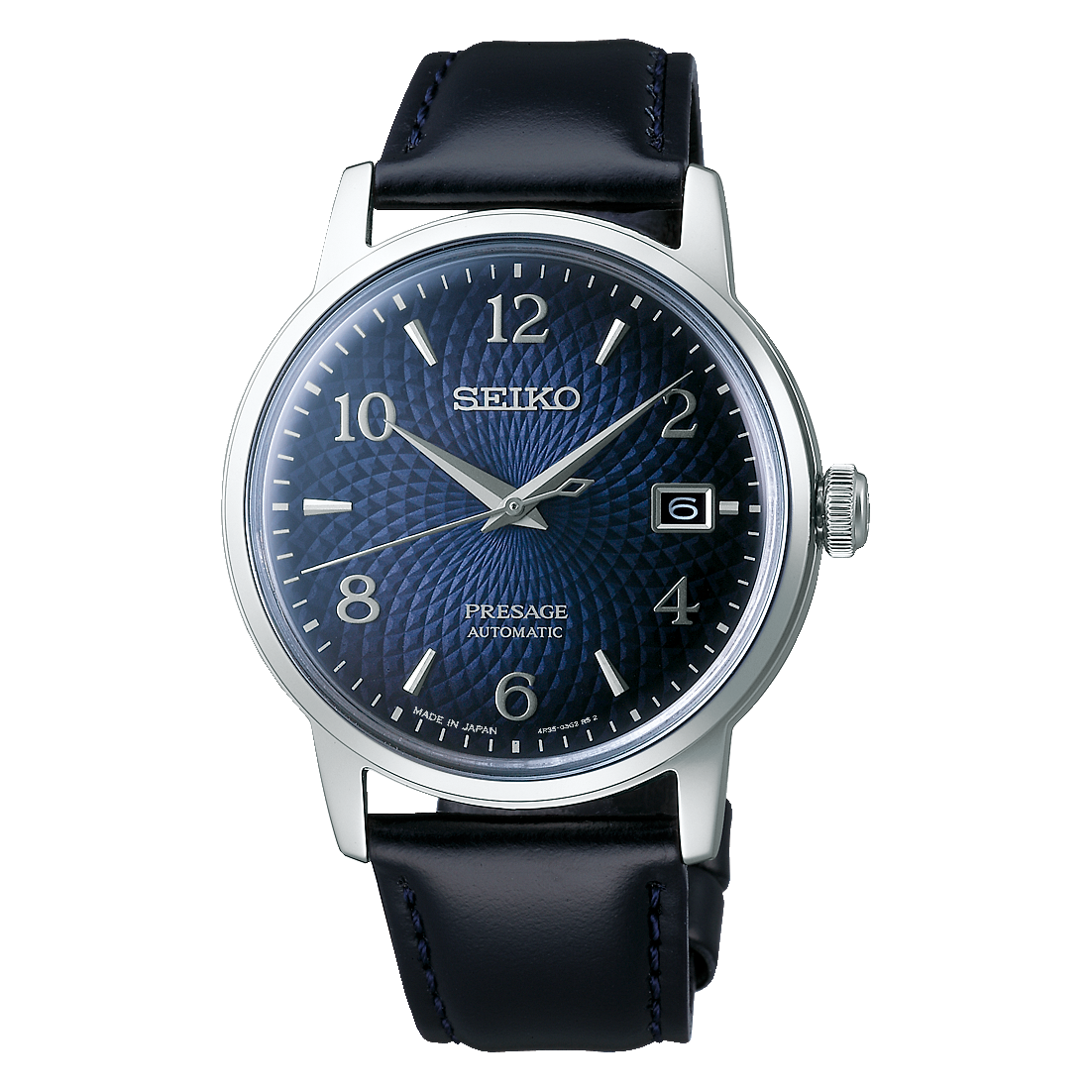 Seiko Presage Cocktail Time Manhattan Blue Automatic Watch SRPE43J1 WATCH 