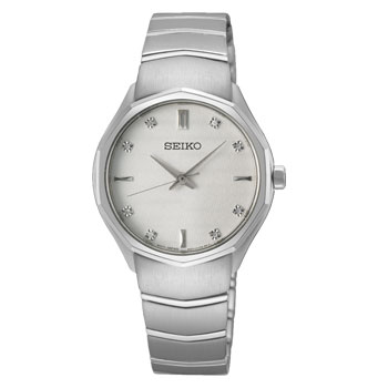 Seiko Quartz Conceptual Silver Stainless Steel Case & Strap - SUR615P1 CASIO 